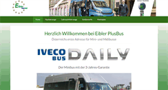 Desktop Screenshot of plus-bus.at